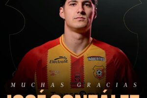 Tepa González No continuará en el Herediano.
