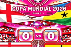 Inglaterra empata ante Ghana y se complica por las opciones a clasificar.