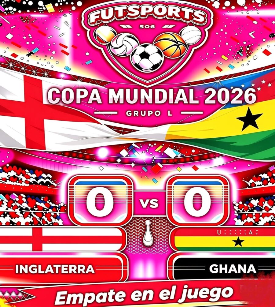 Inglaterra empata ante Ghana y se complica por las opciones a clasificar.
