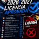 Liberia sin licencia para el torneo