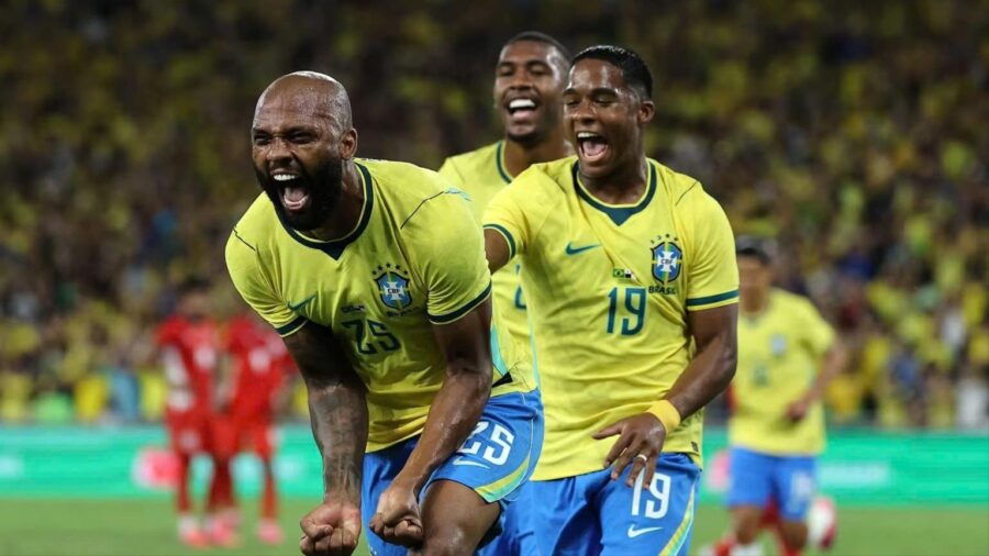 Brasil contundente ante Escocia