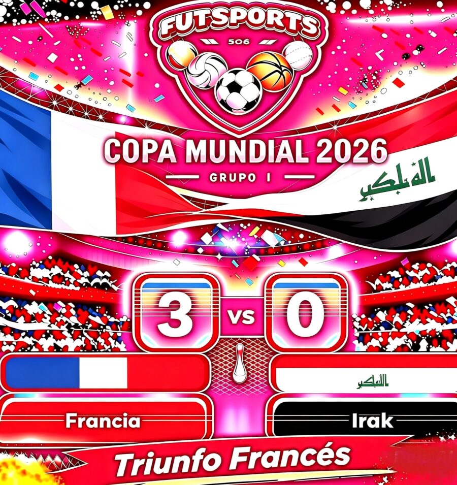 Francia Logra Importante Victoria ante Irak y prácticamente se clasifica a la siguiente ronda.