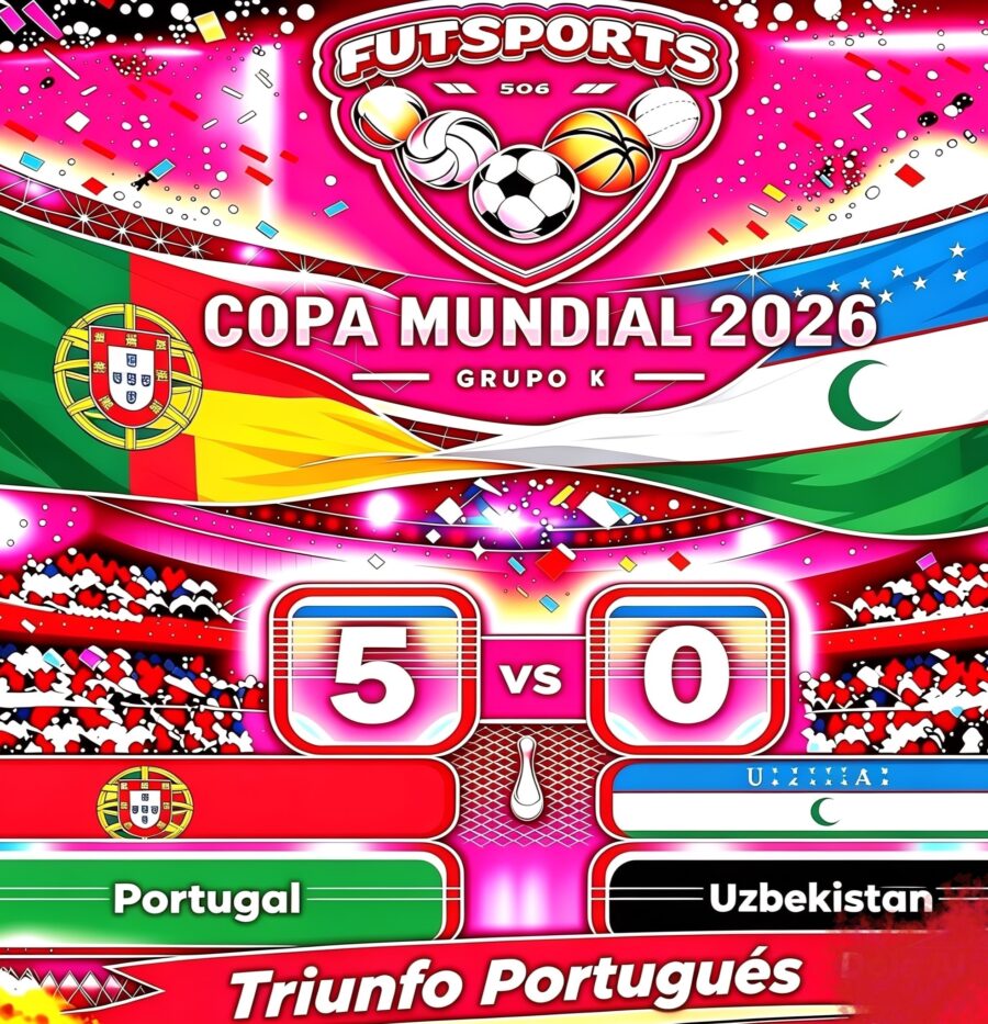Portugal logro importante victoria ante Uzbekistán y está en la lucha por clasificar a la siguiente ronda.