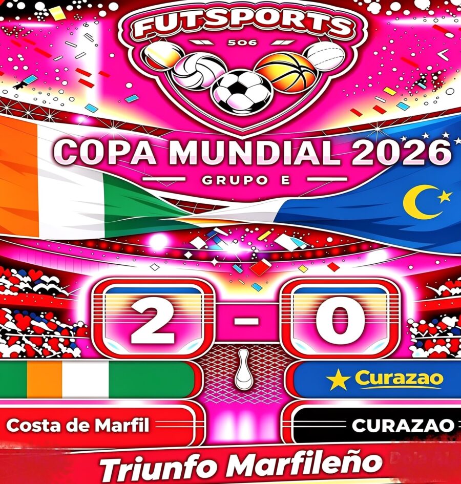 Costa de Marfil logra importante triunfo ante Curazao y se posiciona en la segunda casilla muy cerca de la clasificación.