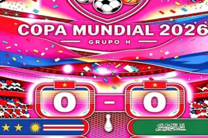 Cabo Verde hace Historia en el Mundial y clasifica a la siguiente ronda del Mundial.