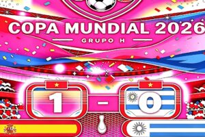 España Logra sellar su Clasificación a la siguiente ronda y Uruguay queda Eliminada del Mundial.