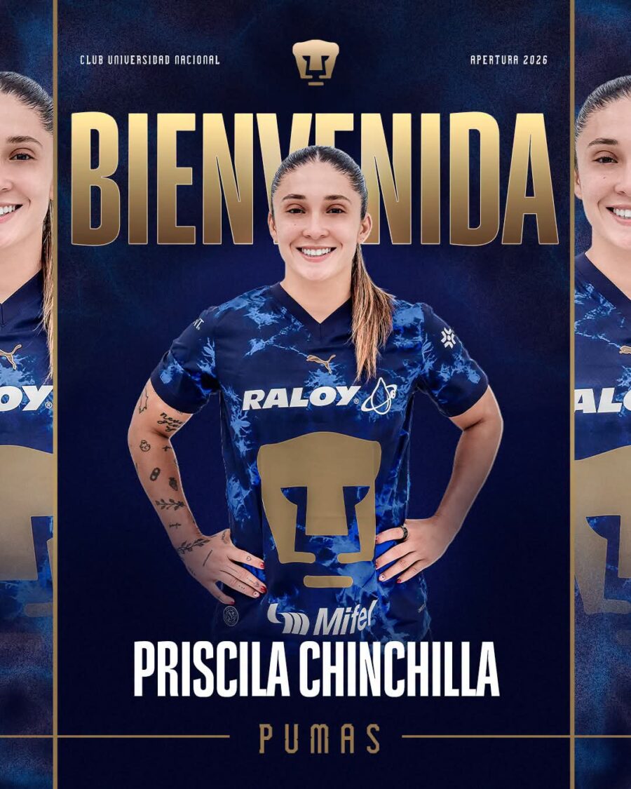 Priscilla Chinchilla a Pumas Femenil!