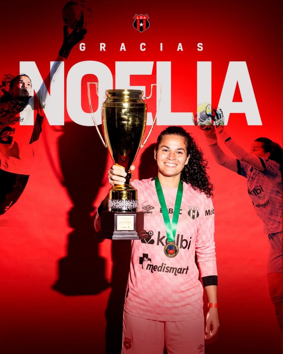 Noelia Bermúdez termina su etapa en Alajuelense.