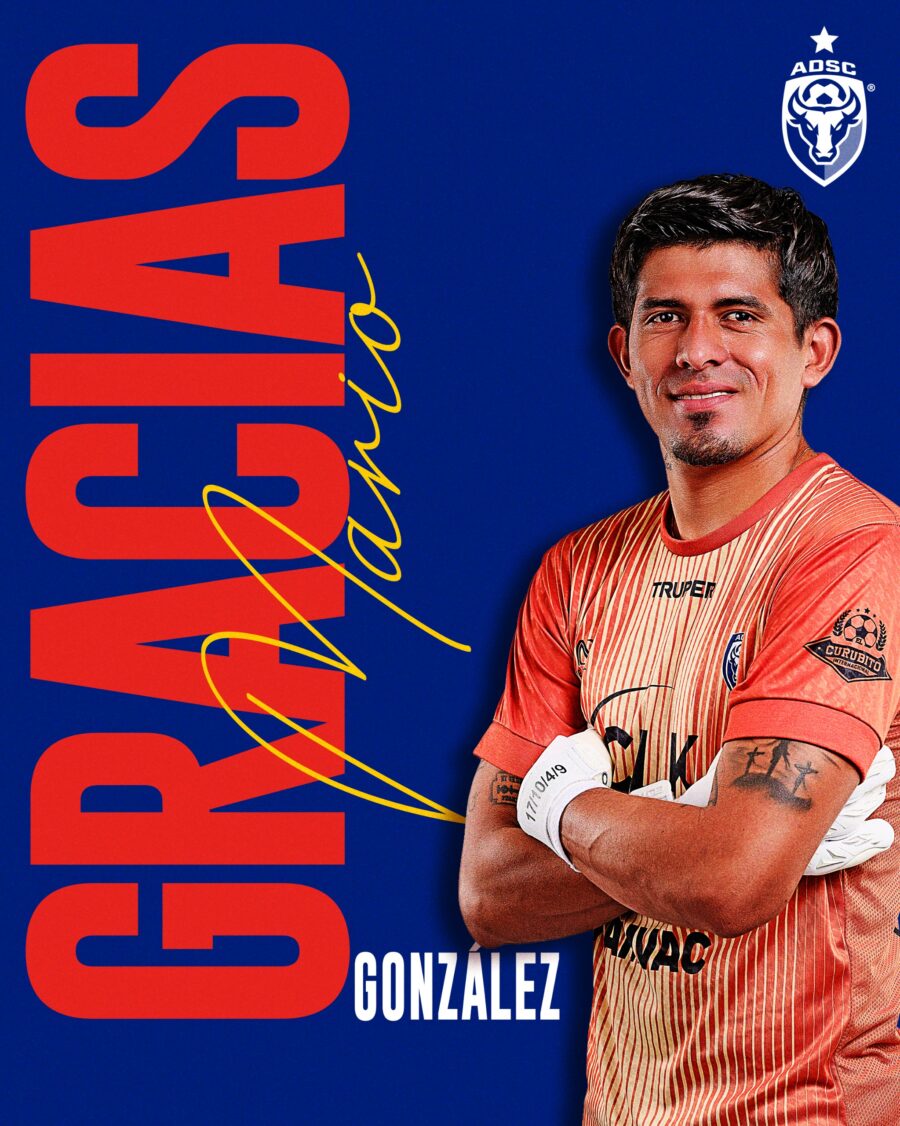 Mario Gonzalez portero de San Carlos deja el equipo.