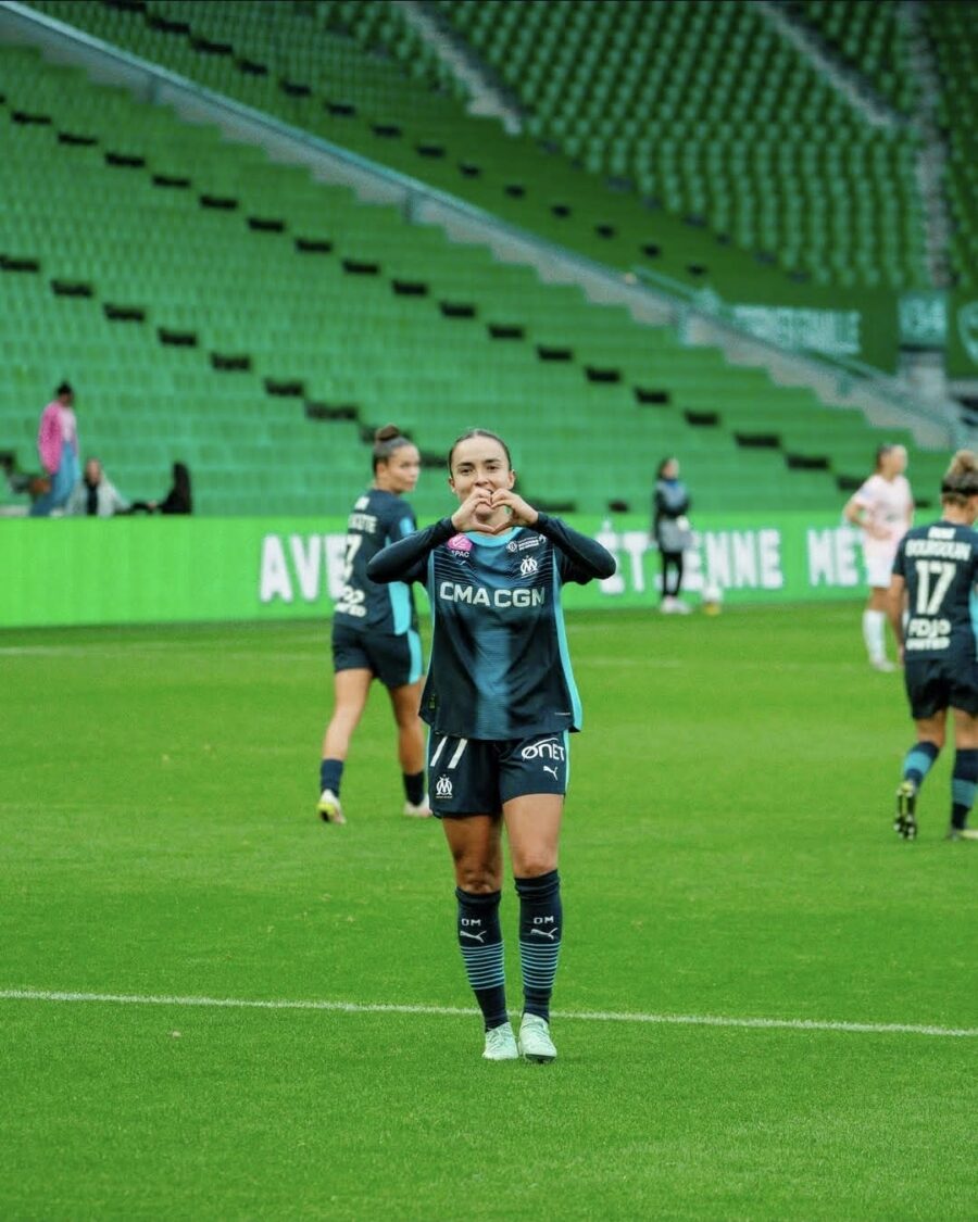 Melissa Herrera se despide del Olympique de Marseille Feminin