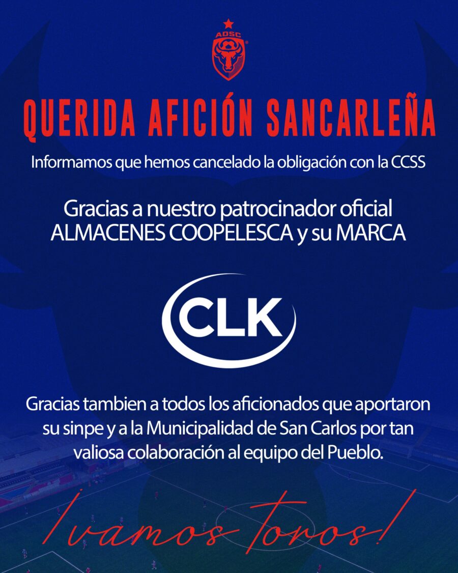 San Carlos al Día con la CCSS !!!