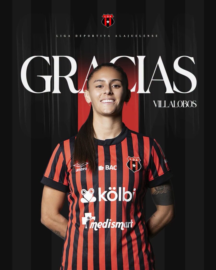 Fabiola Villalobos se despide de Liga Deportiva Alajuelense