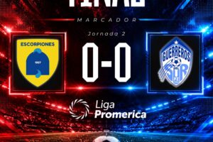 Escorpiones y Pérez Zeledón se reparten los puntos.