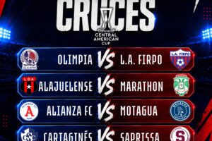 ¡ASÍ QUEDAN DEFINIDOS LOS CRUCES DE LA COPA CENTROAMERICANA!