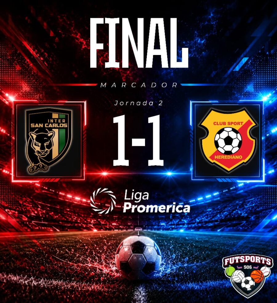 Inter San Carlos y Herediano reparten puntos en el Carlos Ugalde