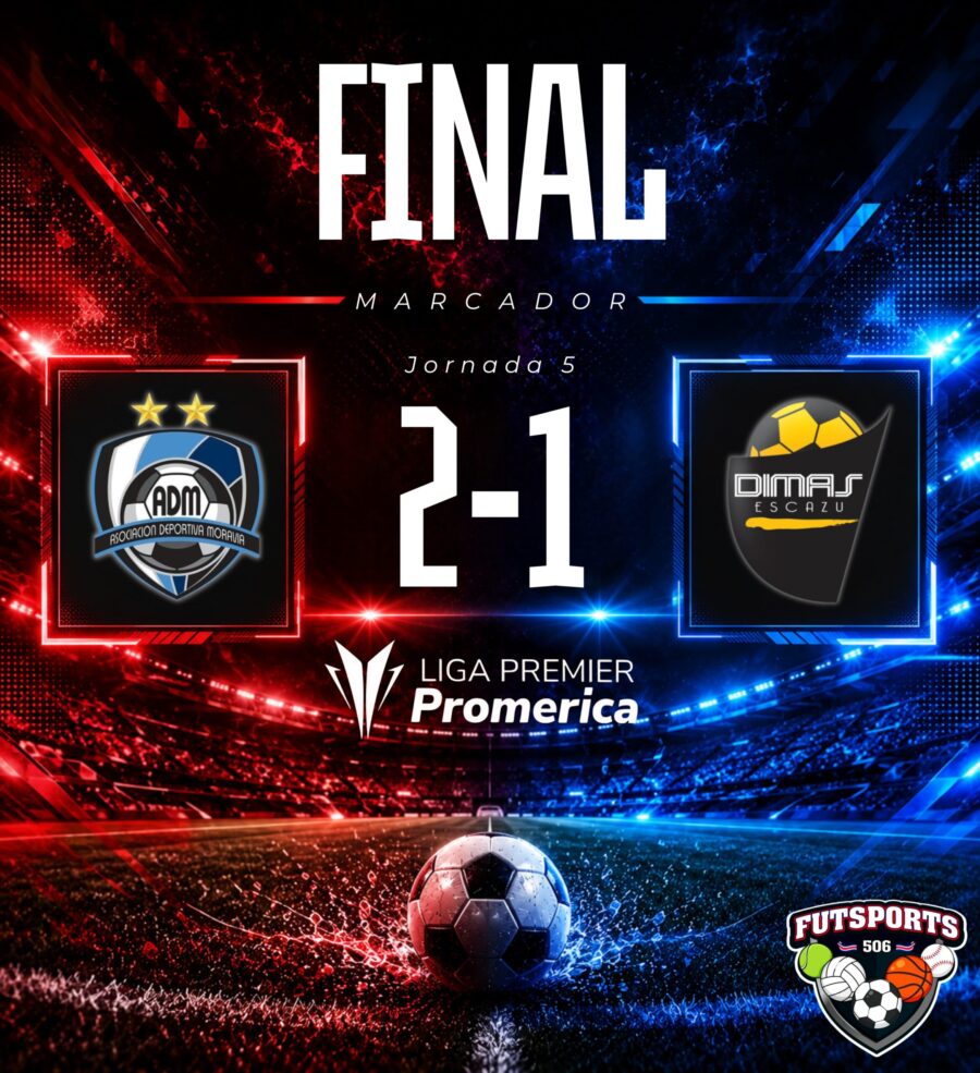 Moravia remonta ante Dimas Escazú y consigue tres puntos de oro en casa