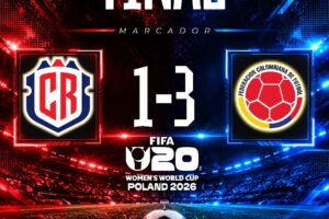 Costa Rica Cae ante Colombia (1-3) en un Intenso Debut en el Mundial Sub-20 Femenino 2026