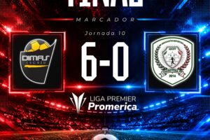 Dimas Escazú golea a Chorotega y se mantiene en el cuarto lugar de la Liga Premier Promerica