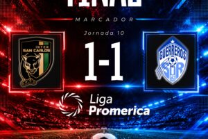 Inter San Carlos rescata un empate ante Pérez Zeledón en el Carlos Ugalde