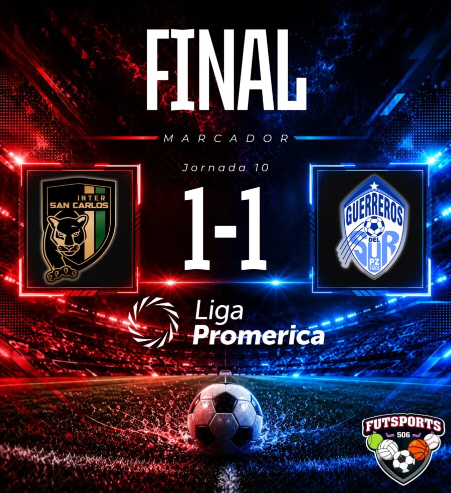 Inter San Carlos rescata un empate ante Pérez Zeledón en el Carlos Ugalde