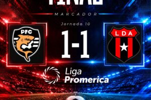 Puntarenas FC empata 1-1 ante Alajuelense en el Lito Pérez