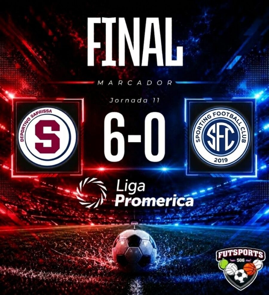 Deportivo Saprissa 6 – 0 Sporting